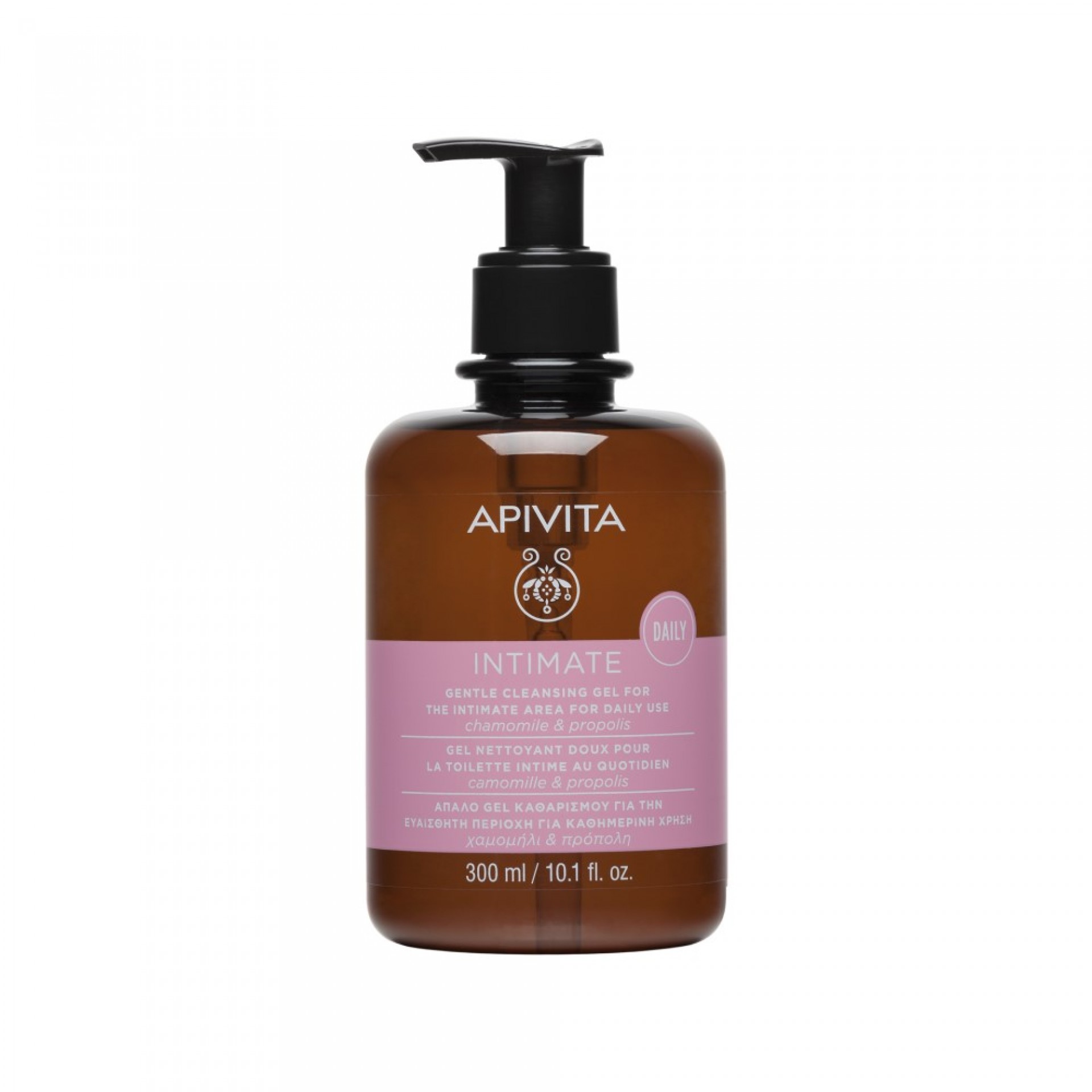 Apivita Gel Nettoyant Doux Hygiène Intime Quotidienne 300ml