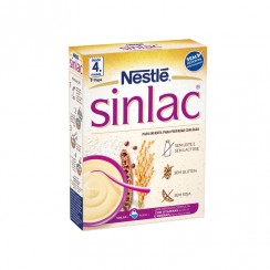 Sinlac Papilla Vegetal Sin Gluten Sin Lactosa +4 Meses Pack 250 Gr