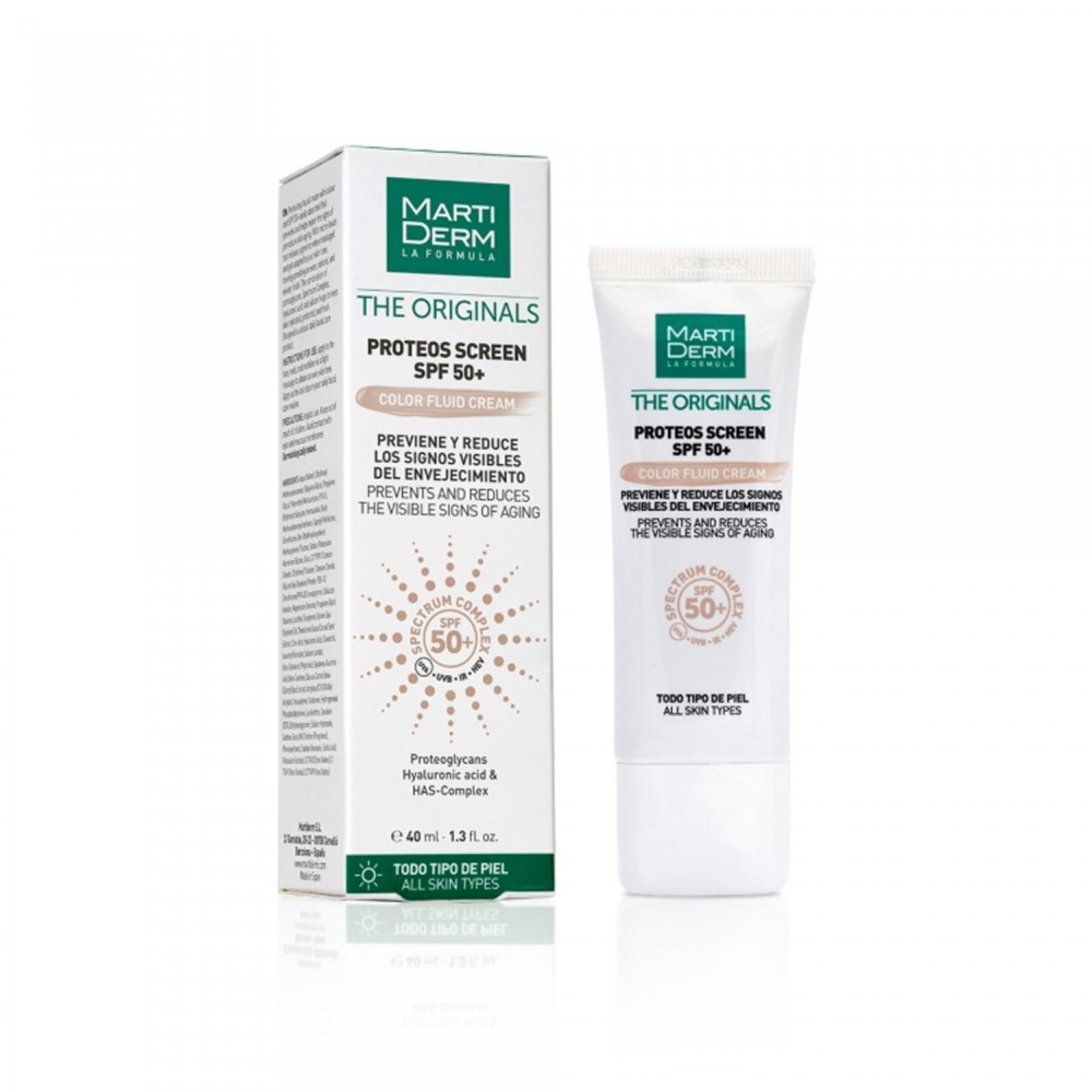 Martiderm Proteos Screen SPF 50+ Teinté 40ml
