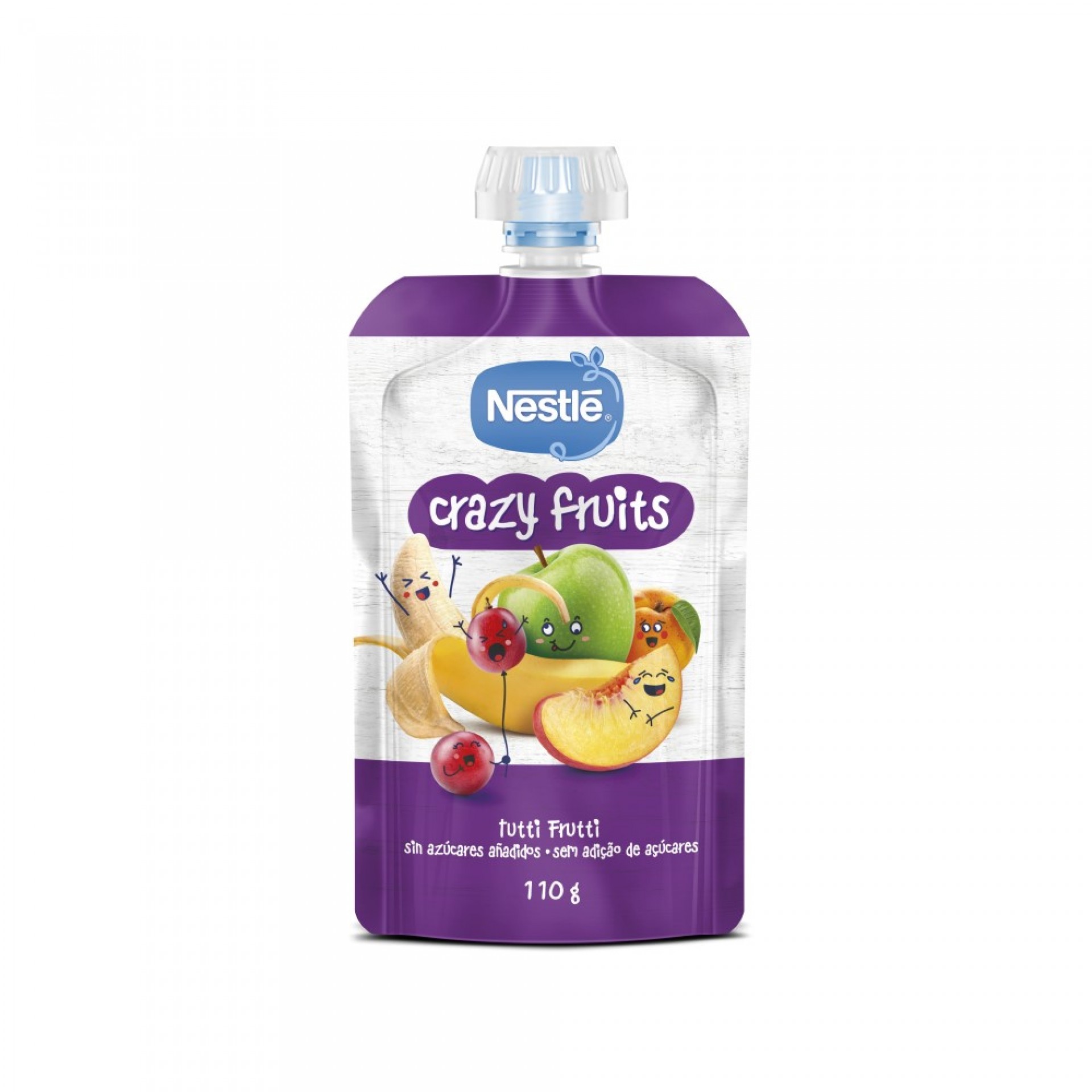 Nestlé Fruits Pour Bébé Crazy Fruits Tutti Frutti +12 Mois Paquet 110g