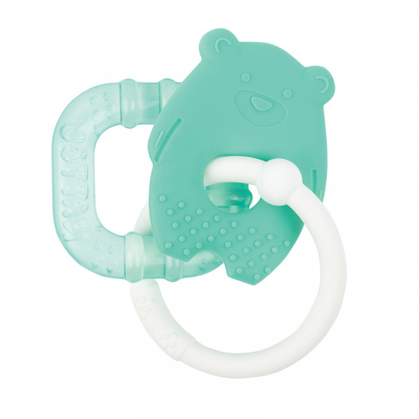 Mordedor Silicone Frio Urso Verde