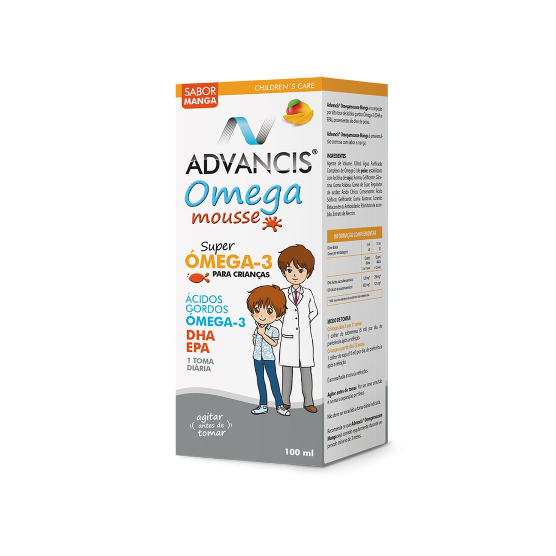 Advancis Omega Mousse Mango 100ml