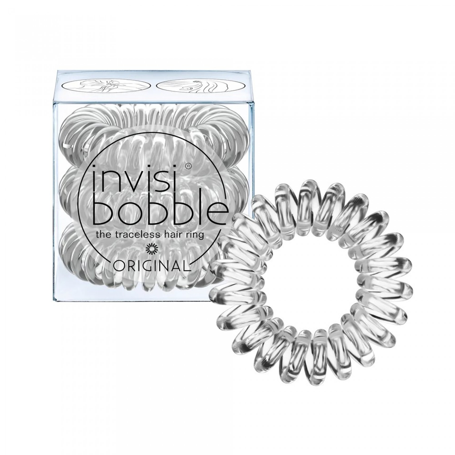 Invisibobble Original Élastique Crystal Clear 3 Unités