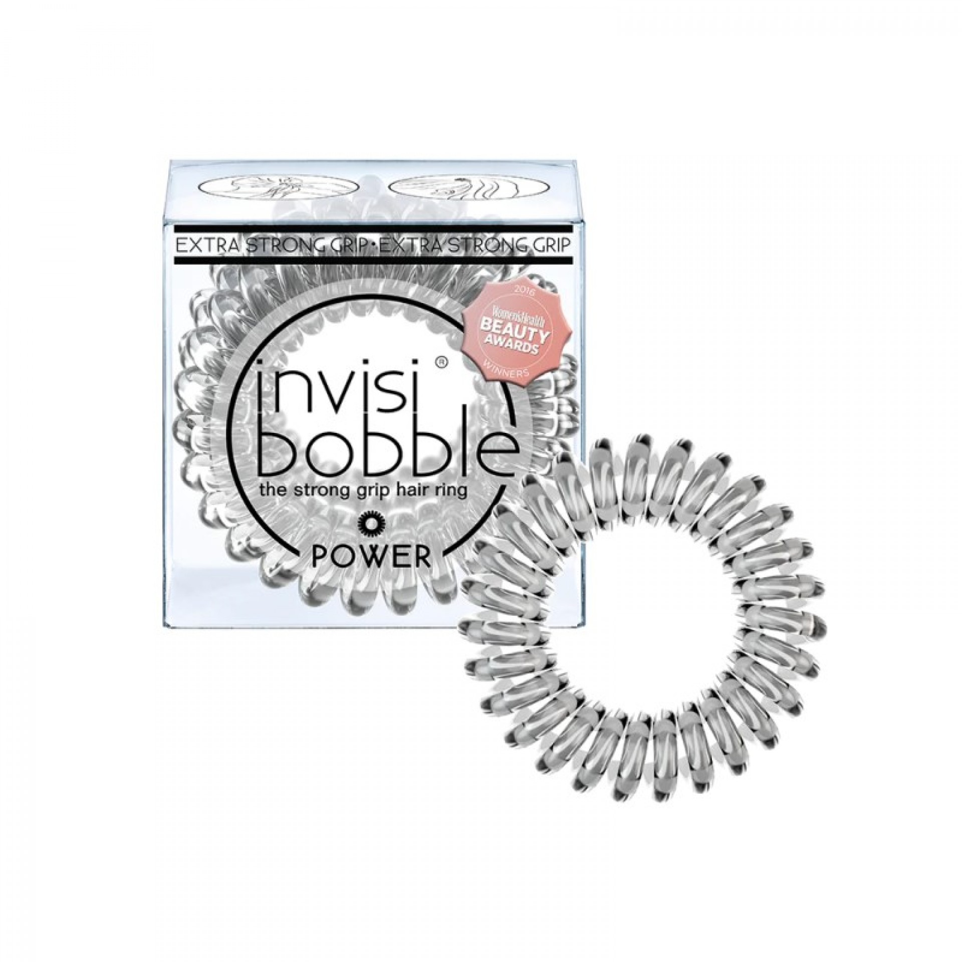 Invisibobble Power Élastique Crystal Clear 3 Unités