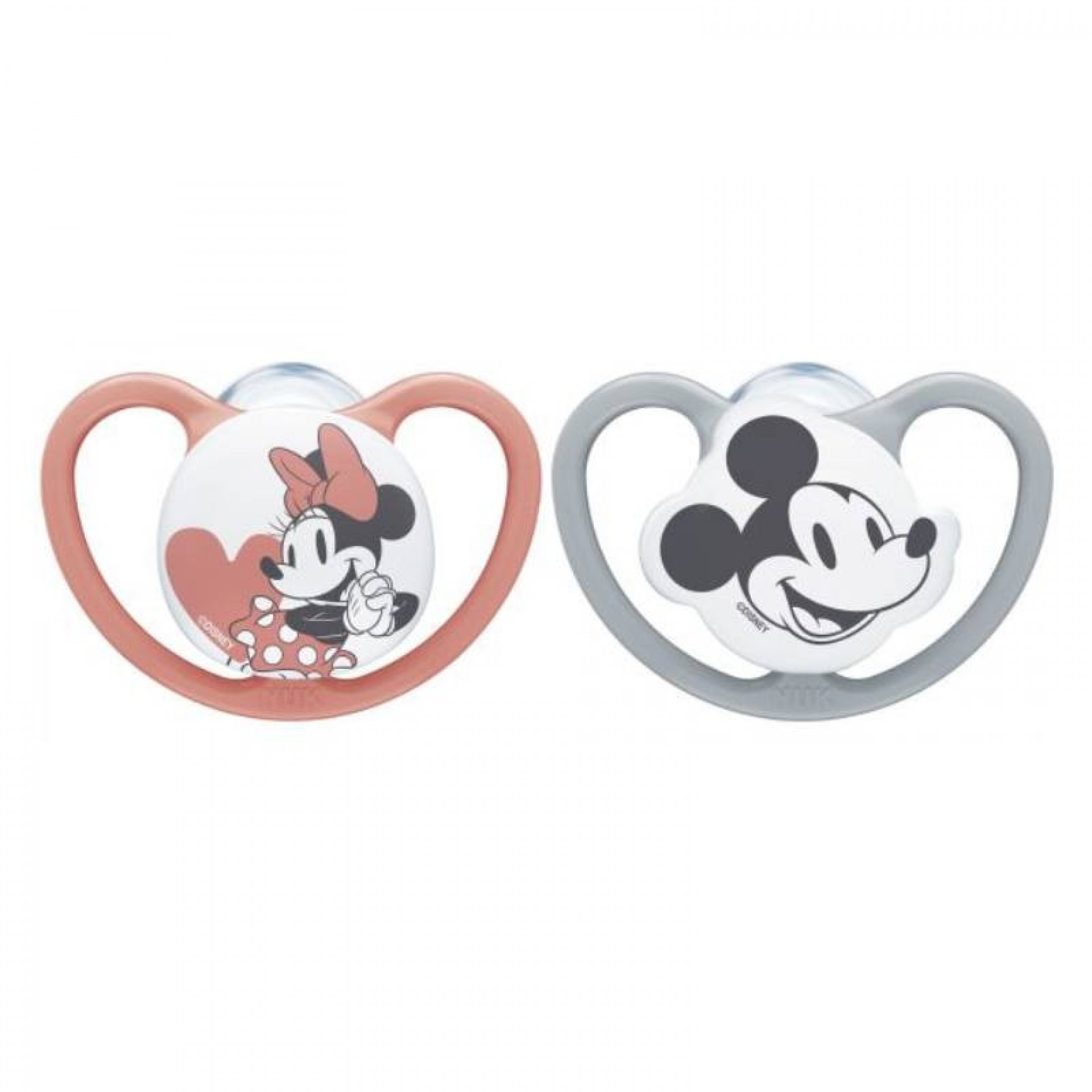 Nuk Space Disney Minnie Ciucci Silicone 0-6m x2