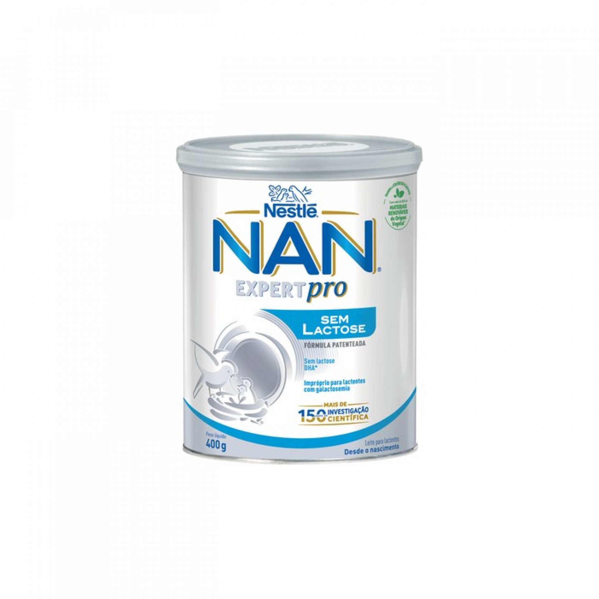 Nan Sans Lactose Lait Nourrissons Dès la Naissance Boîte 400 Gr