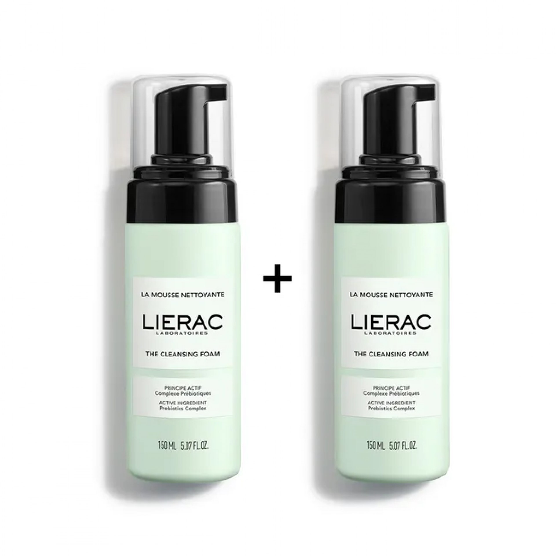 Lierac Cleanser Schiuma Detergente 2x150ml