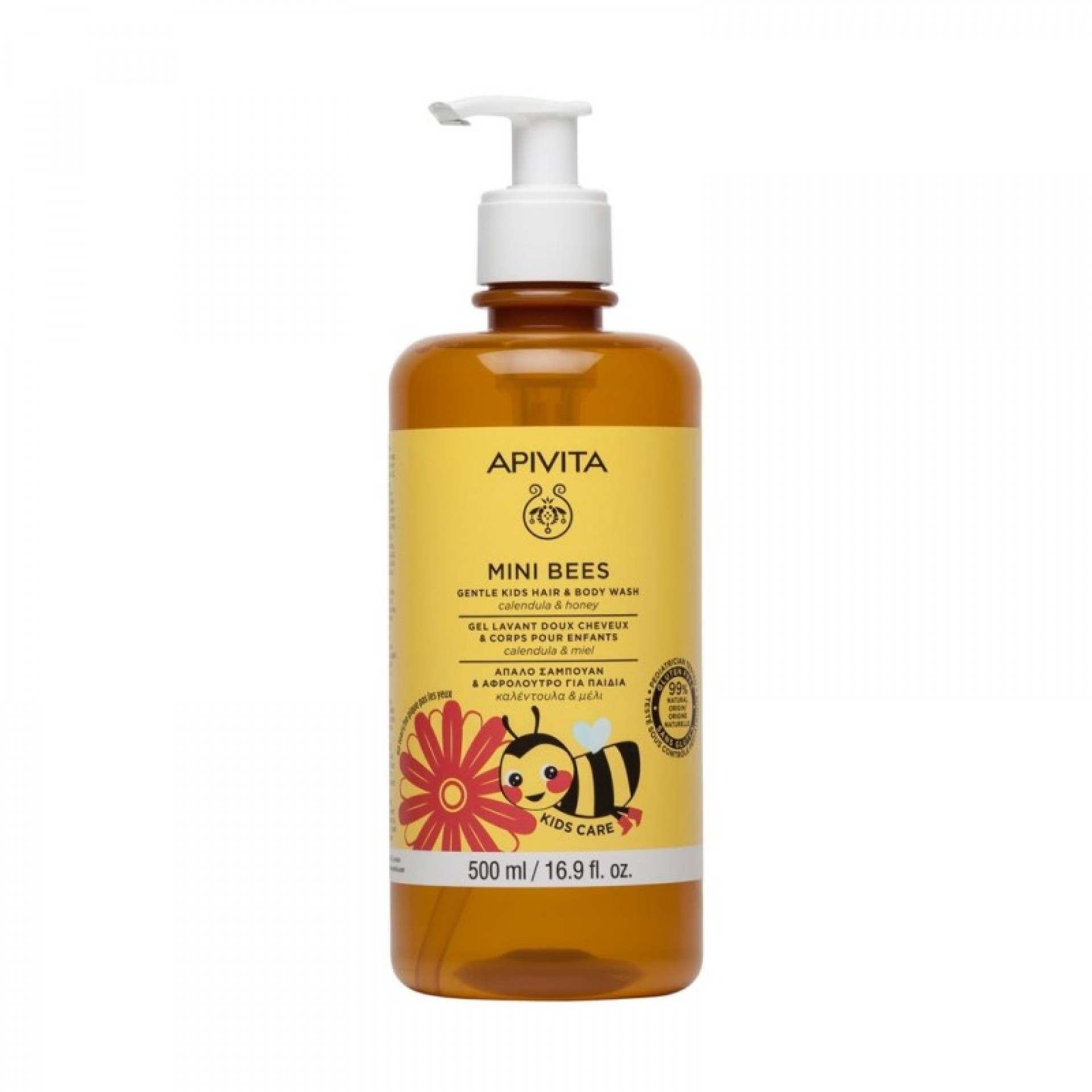 Apivita Mini Bees Gel Corporal y Capilar Infantil 500ml