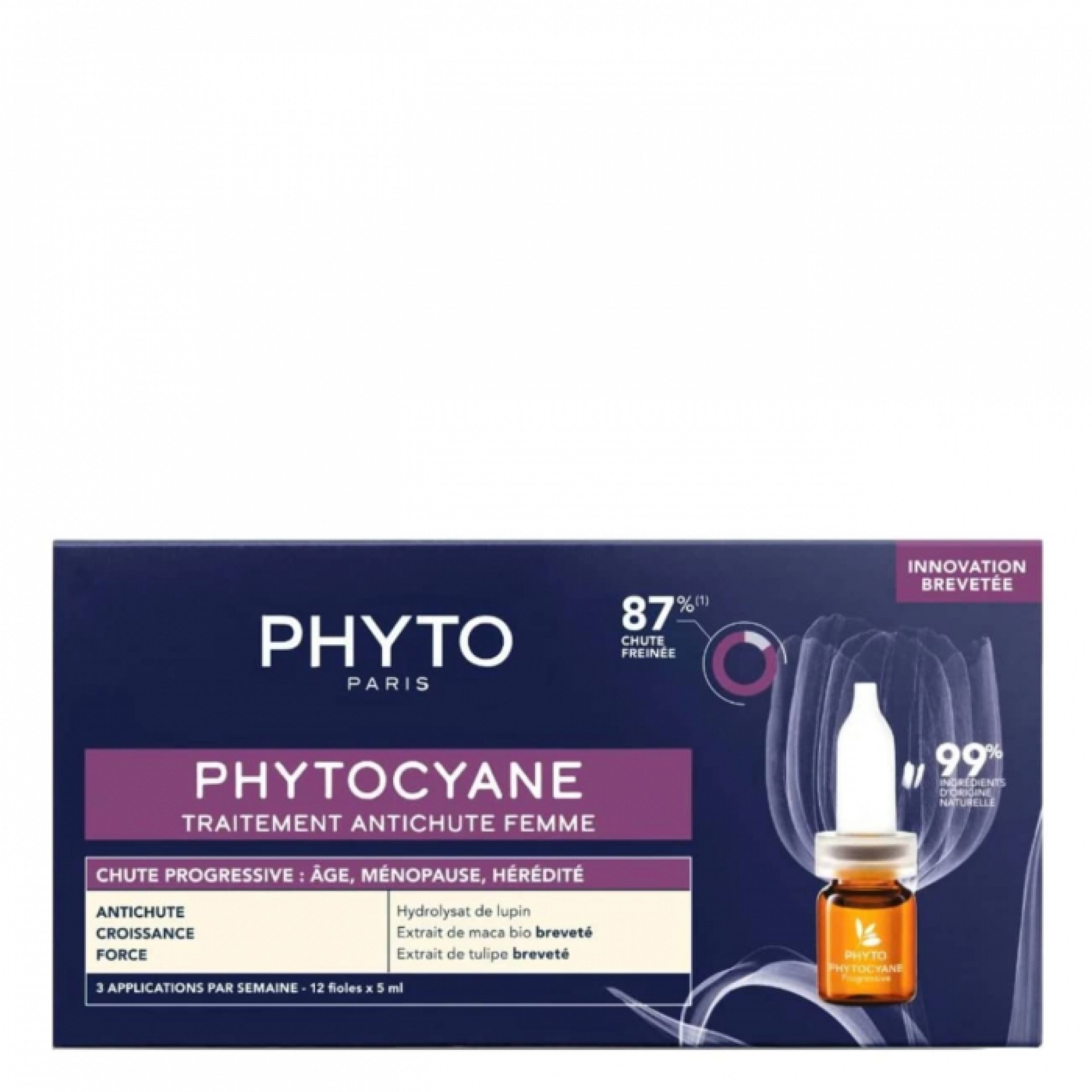 Phyto Phytocyane Antiqueda Progressiva Woman 5ml x 12 Ampolas