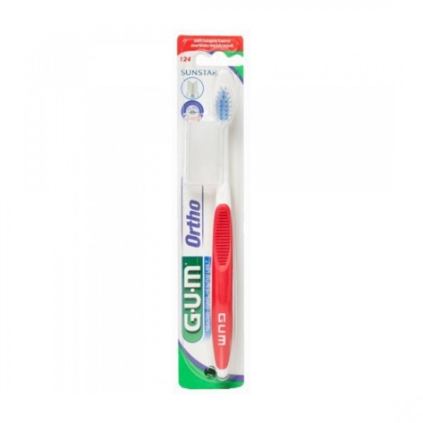 Gum Ortho Brosse  Dents Moyenne 124