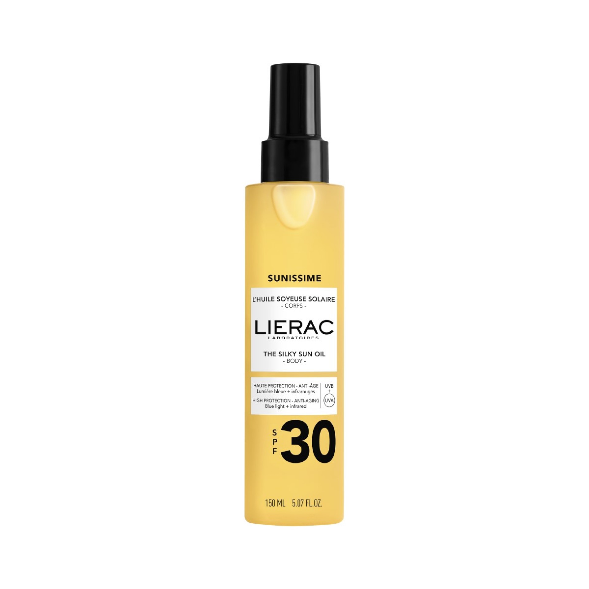 Lierac Sunissime Huile Solaire Soyeuse Corps SPF30 150ml