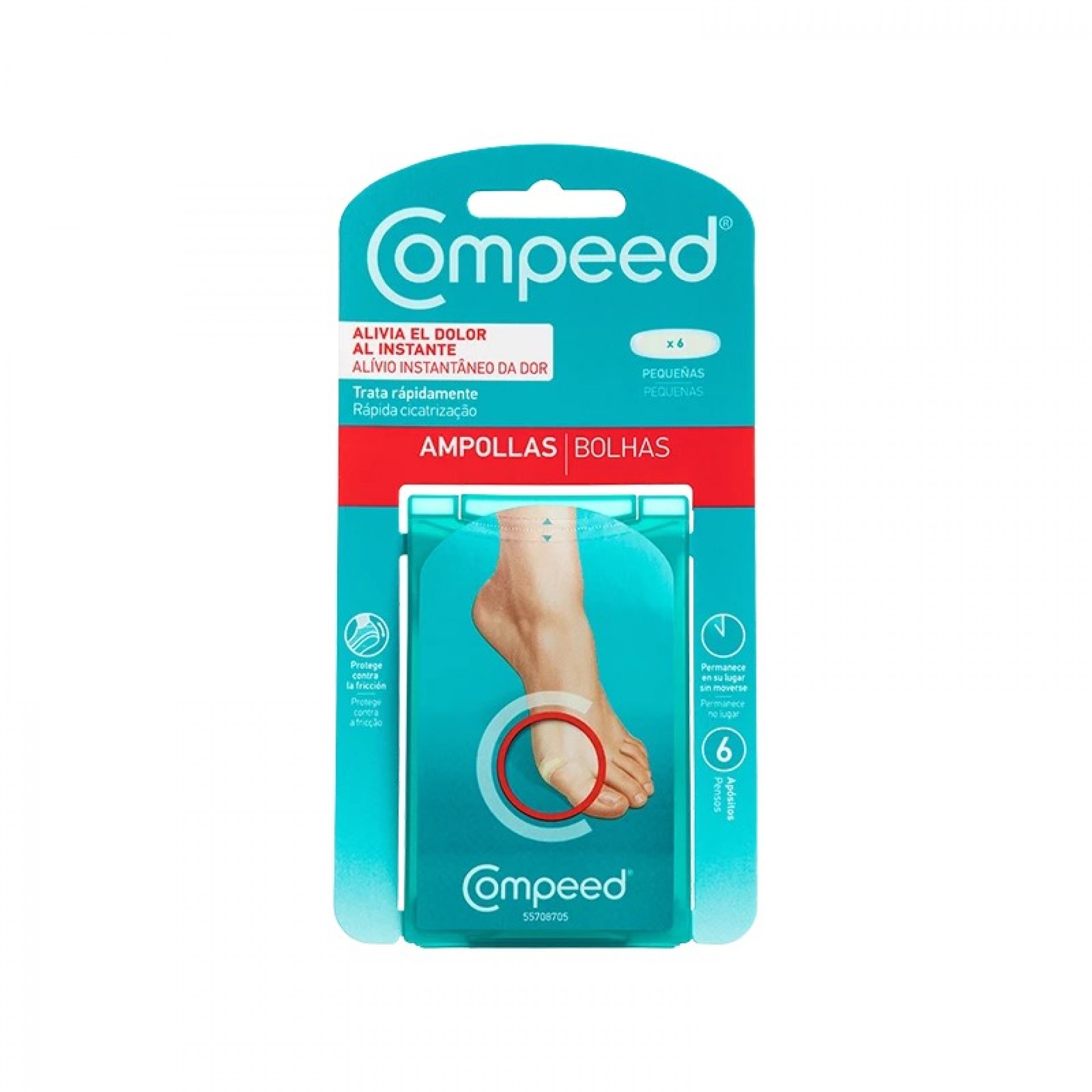 Compeed Pensos Bolhas Pequenas 6 unidades