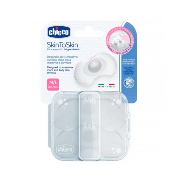 Chicco Protetores de Mamilos Silicone M-L