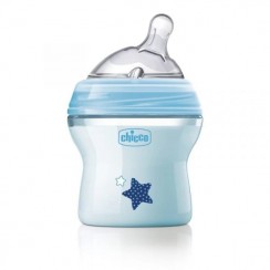 Chicco Bibero Silicone NaturalFeeling 0M+ 150ml Azul