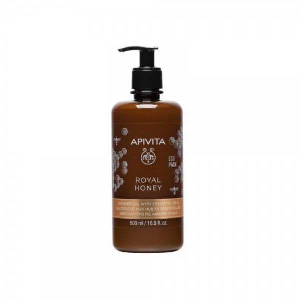 Apivita Royal Honey Shower Gel with Essential Oils 500ml