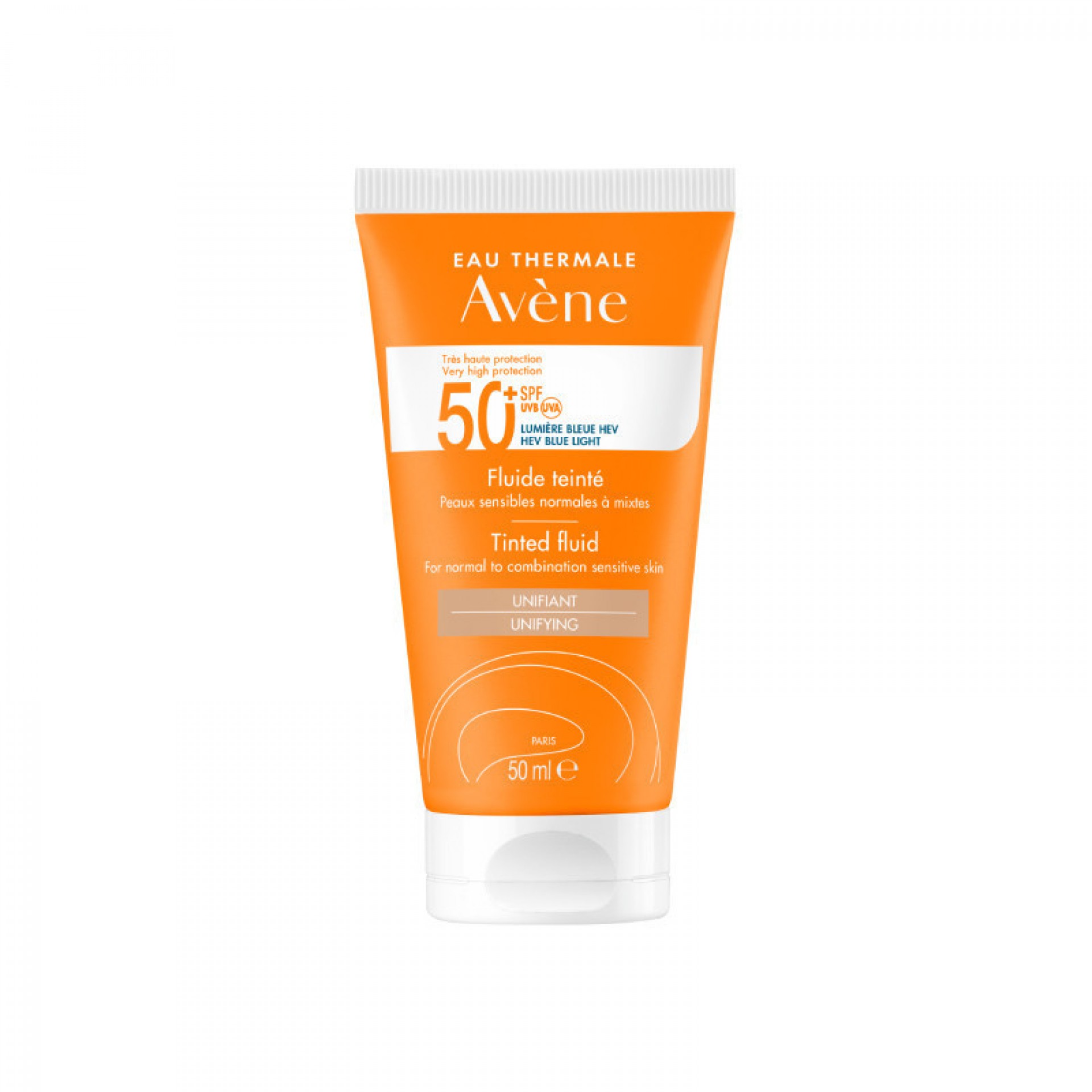 Avène Solaires Fluide 50+ Avec Couleur 50ml