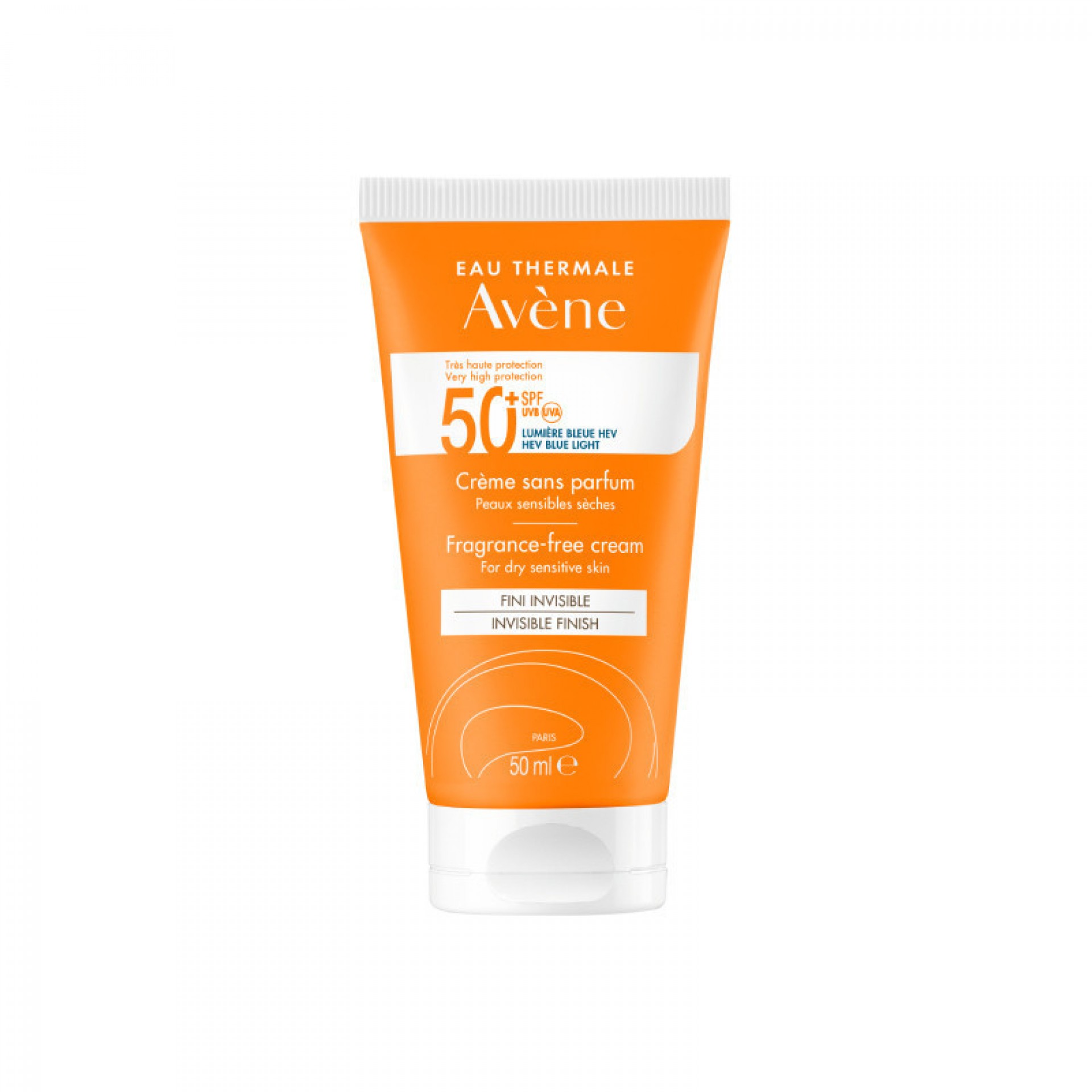 Avène Solar Cream SPF50+ Fragrance-Free 50ml