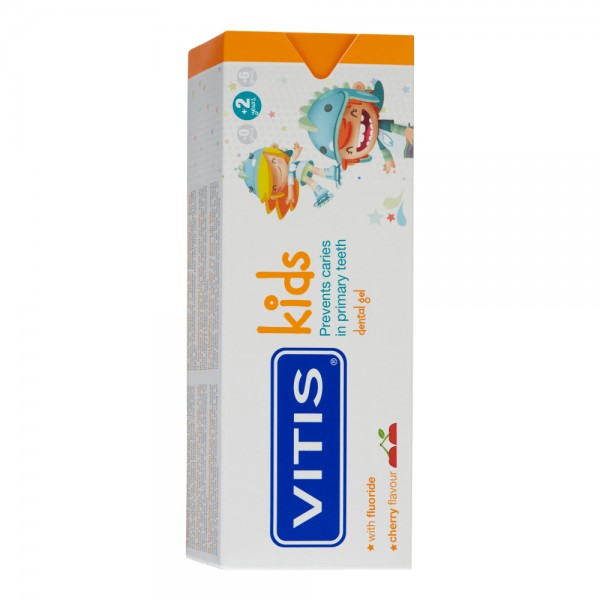 Vitis Kids Pasta de Dientes Gel Sabor Cereza 50ml Vitis Kids Pasta de Dientes Gel Sabor Cereza 50ml