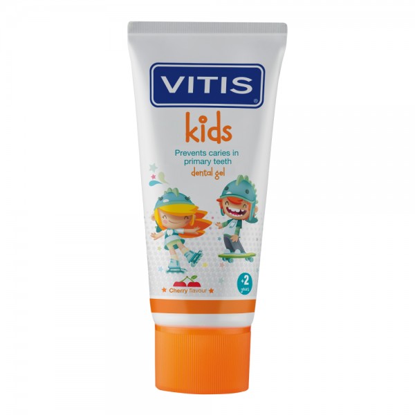 Vitis Kids Pasta de Dientes Gel Sabor Cereza 50ml Vitis Kids Pasta de Dientes Gel Sabor Cereza 50ml