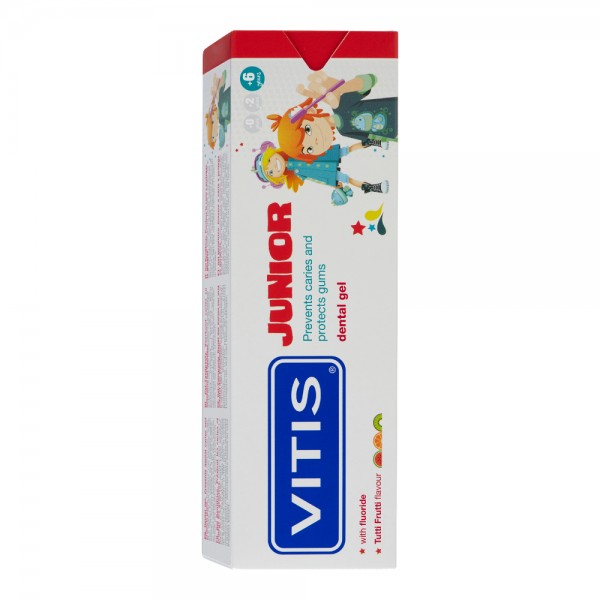 Vitis Junior Dentífrico Gel Sabor Tutti Frutti 75ml Vitis Junior Dentífrico Gel Sabor Tutti Frutti 75ml