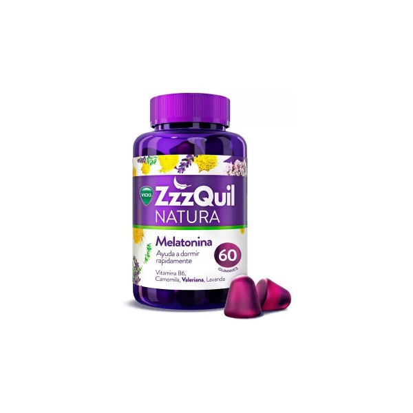 ZzzQuil Natura Melatonin Gummies x60