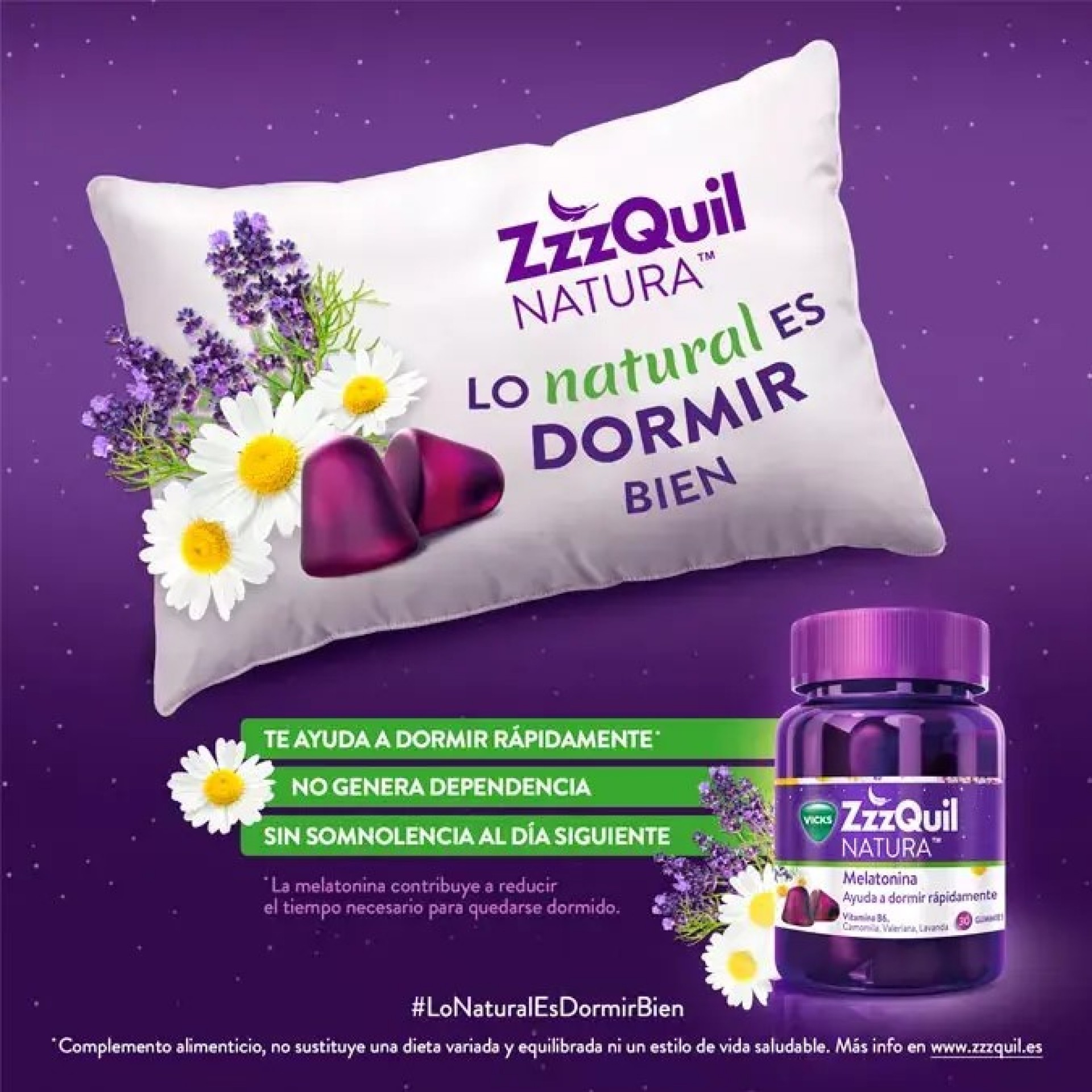 ZzzQuil Natura Gummies Mélatonine x60