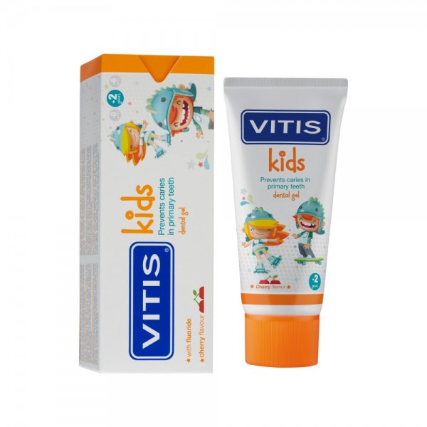 Vitis Kids Gel Dentifricio Gusto Ciliegia 50ml