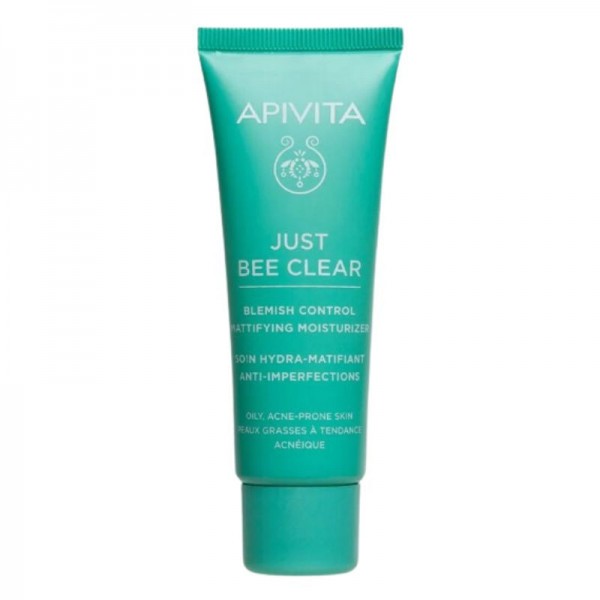 Apivita Just Bee Clear Soin Hydratant Anti-Imperfections Matifiant 40ml