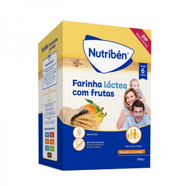 Nutribn Harina Lctea con Frutas 600g