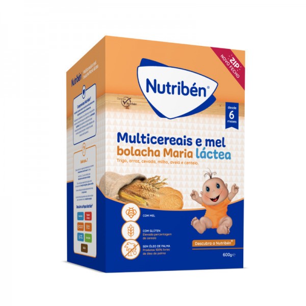 Nutribn Multicrales et Miel Biscuit Maria Lait 600g