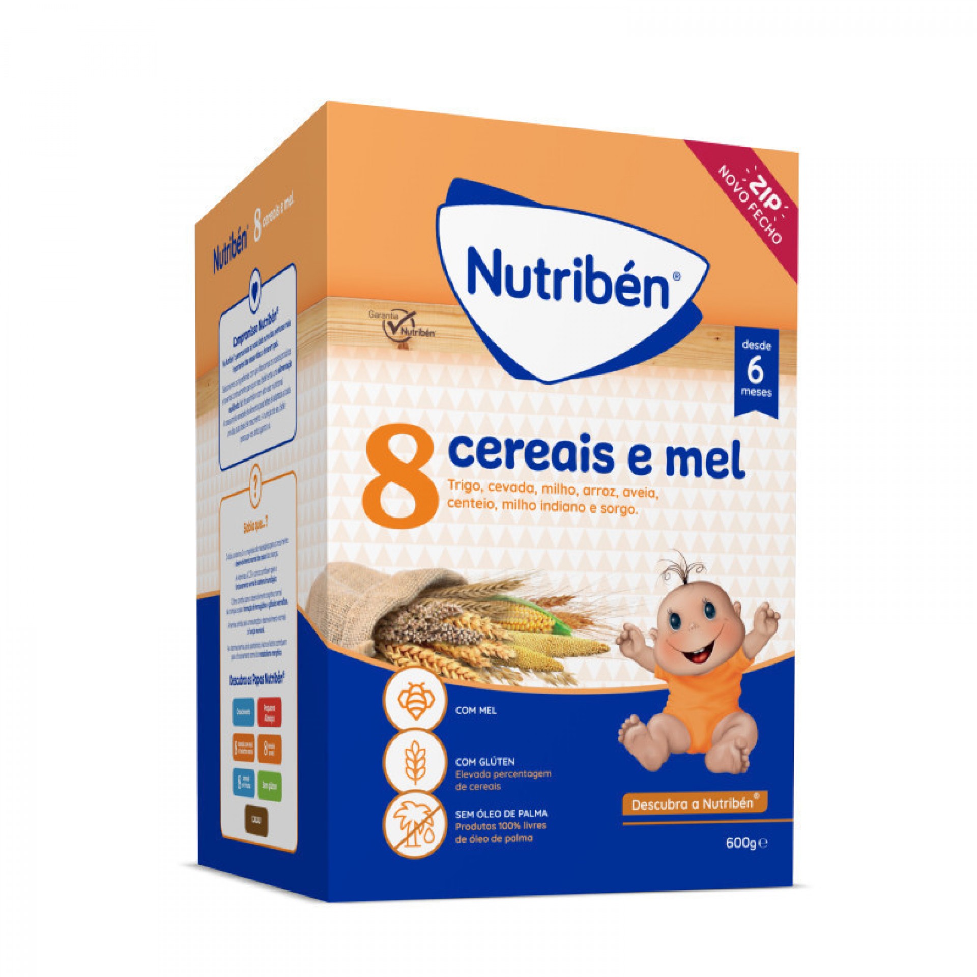 Nutribén 8 Cereals and Honey 2 x 300g