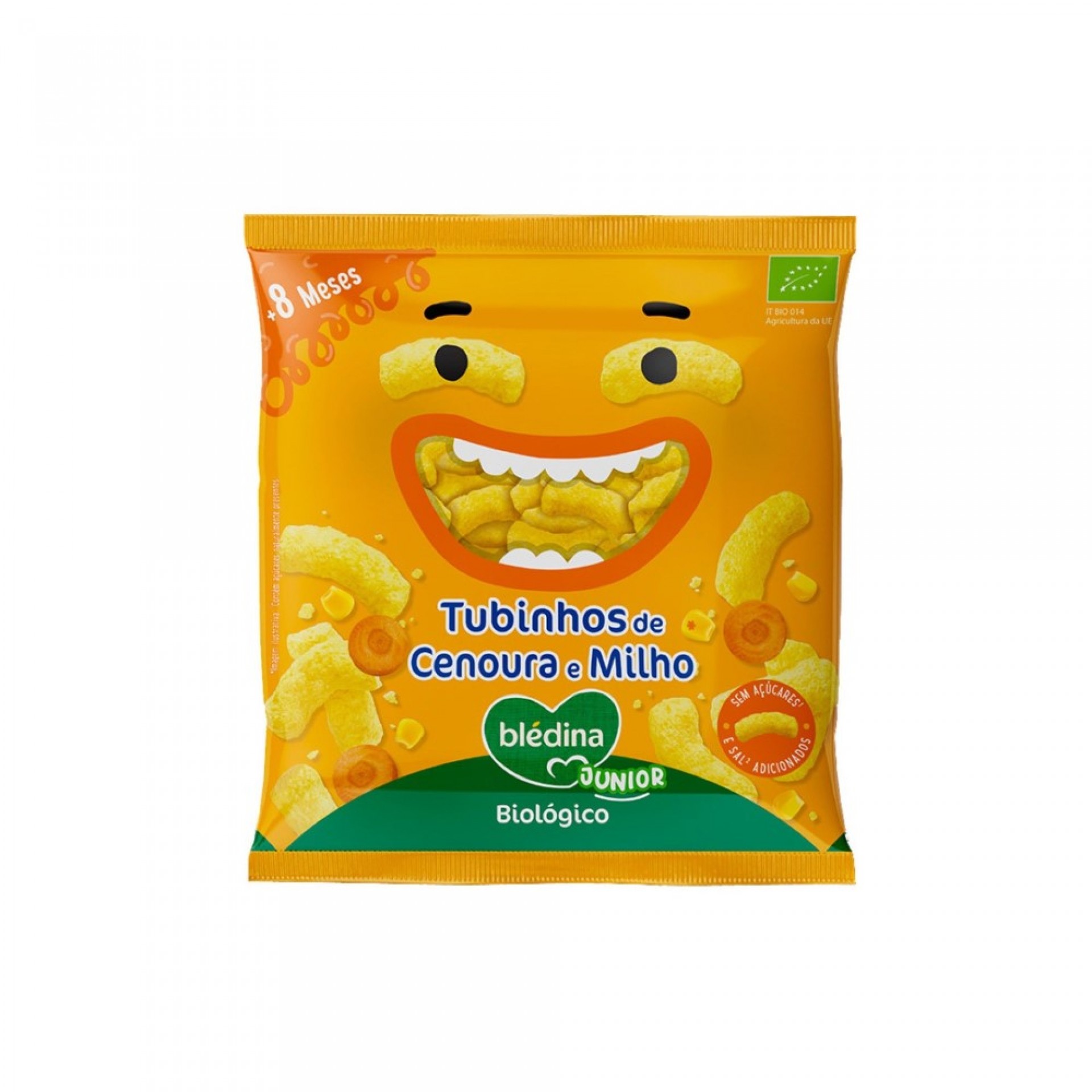 Blédina Junior Snack Bio Tubes de Carotte et Maïs +8m 20g