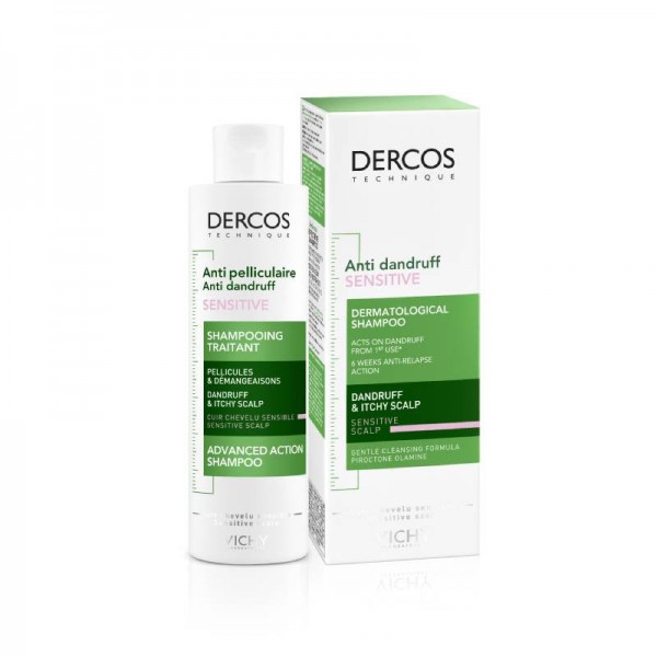 Dercos Anti-Dandruff Sensitive Shampoo 200ml Dercos Anti-Dandruff Sensitive Shampoo 200ml