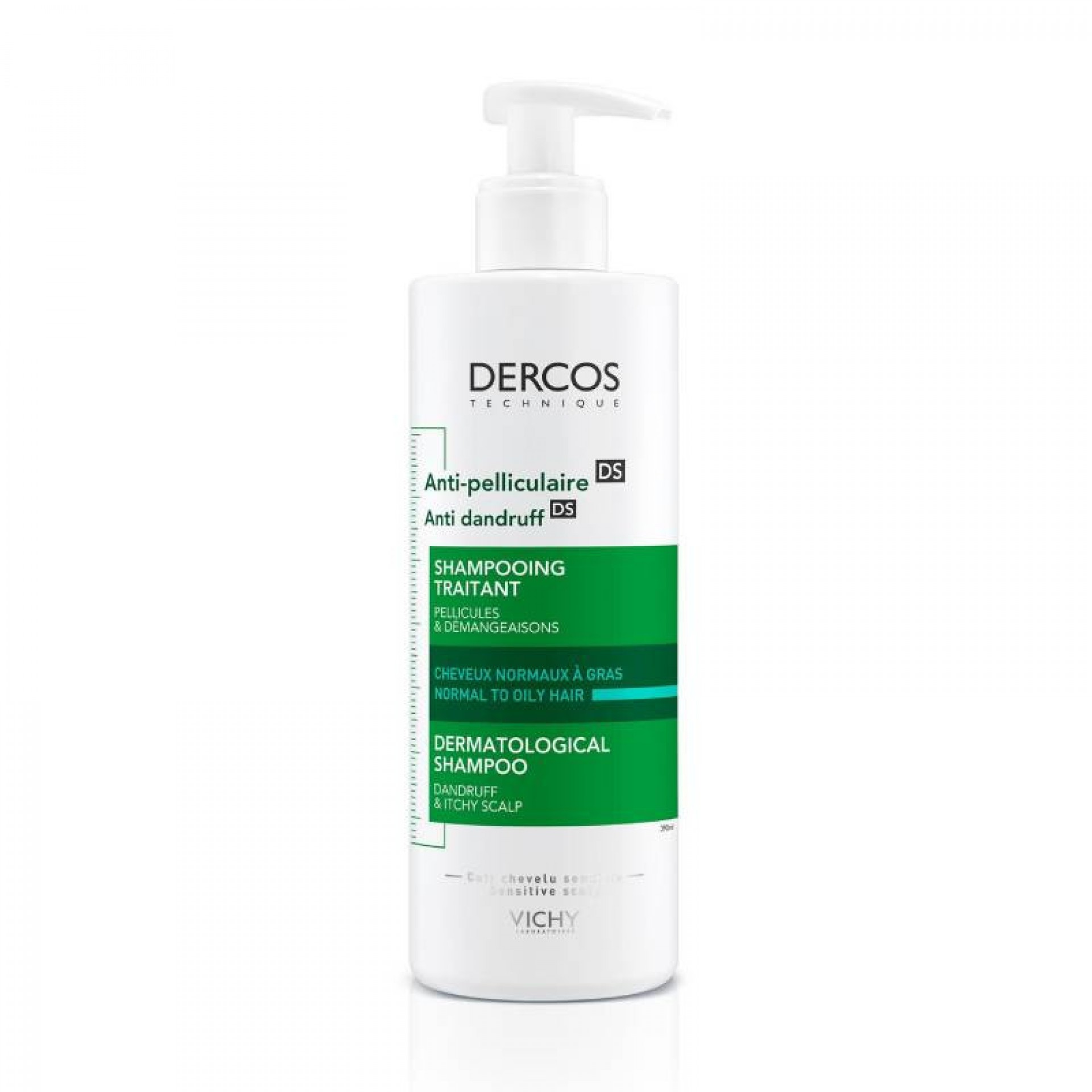 Dercos Shampooing Antipelliculaire Cheveux Gras 390ml