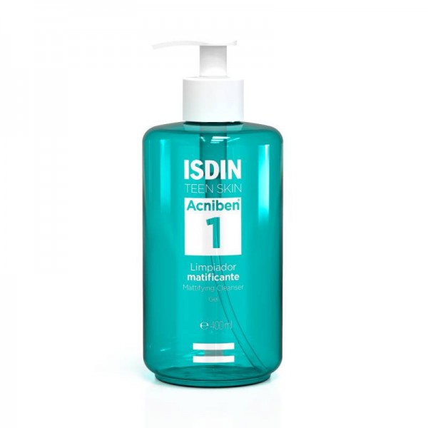 Isdin Teen Skin Acniben Mattifying Cleansing Gel 400ml