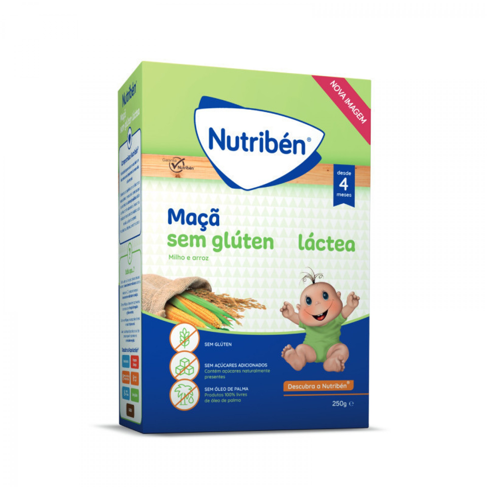 Nutribén Dairy Cream Apple 250g +4M