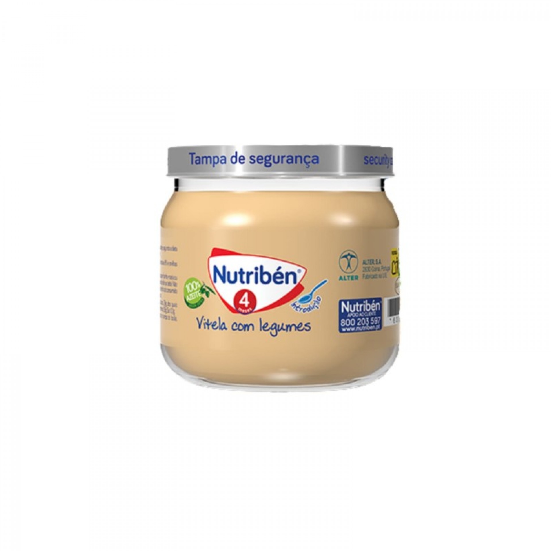 Nutribén Boião Vitela com Legumes +4M 120g