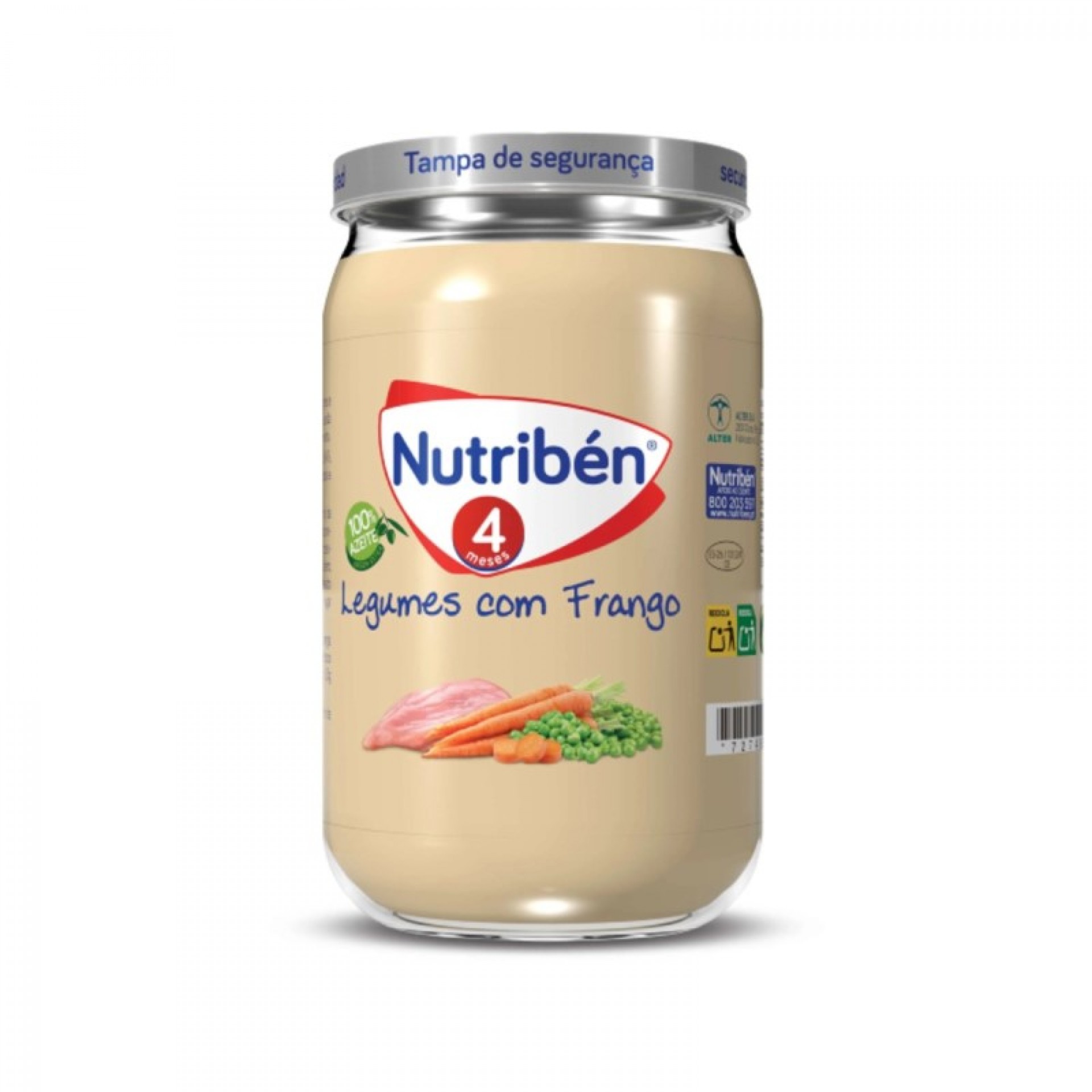 Nutribén Boião Legumes com Frango e Vitela +4M 235g