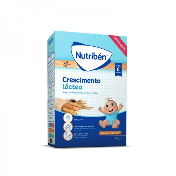 Nutribn Papilla Lctea Crecimiento +6M 250g