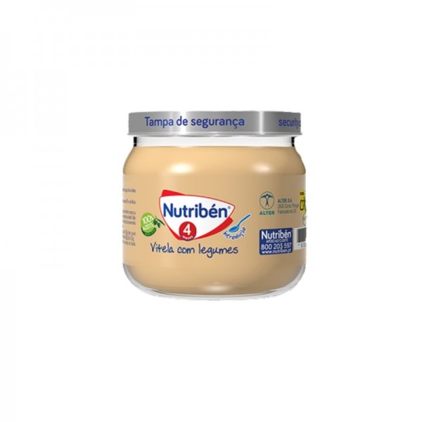 Nutribn Boio Vitela com Legumes +4M 120g