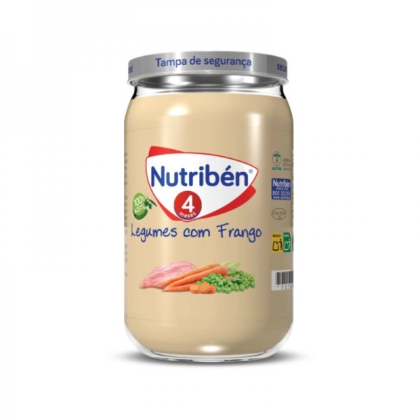 Nutribn Boio Legumes com Frango e Vitela +4M 235g