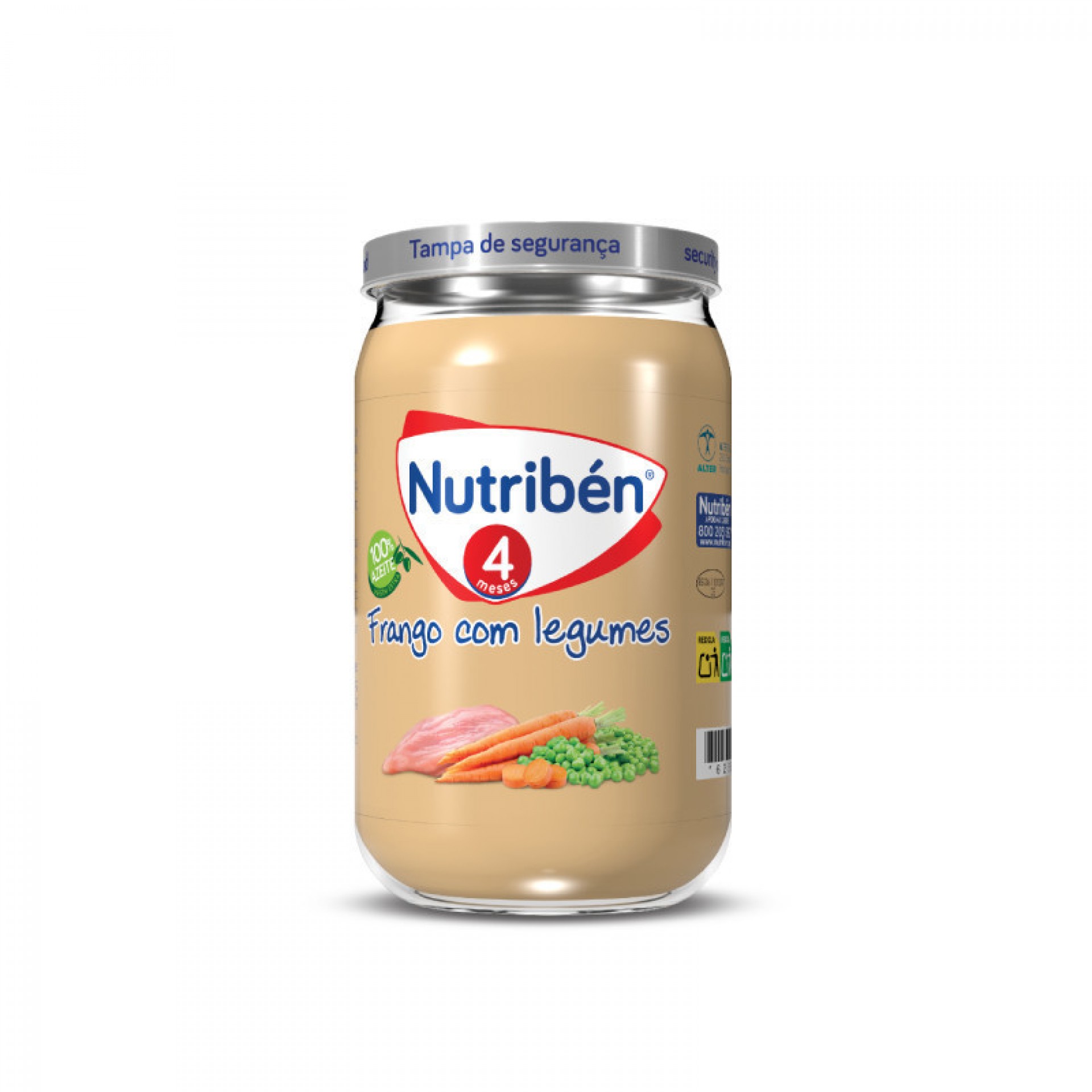 Nutribén Chicken with Vegetables Jar +4M 235g
