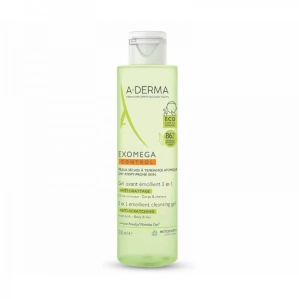 A-Derma Exomega Control Body and Hair Gel 200ml