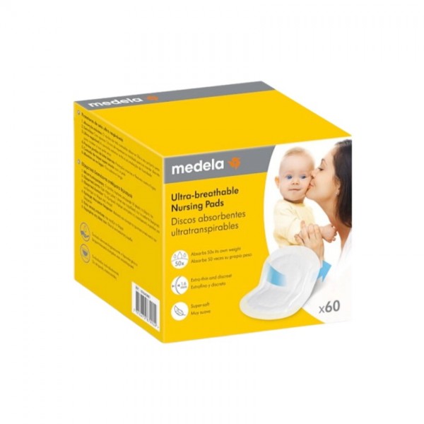 Medela Discos Absorventes Ultra Respirveis 60 unidades