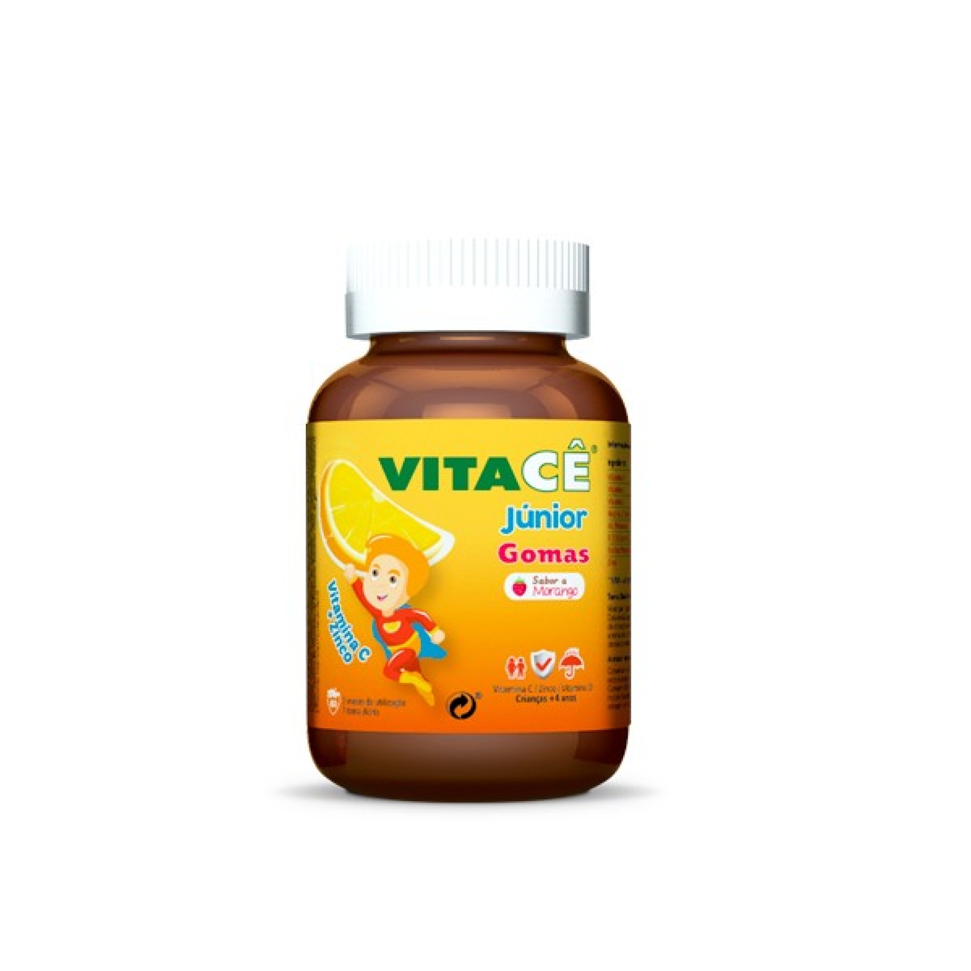 Vitacê Junior Gommes à la Fraise 60 Unités