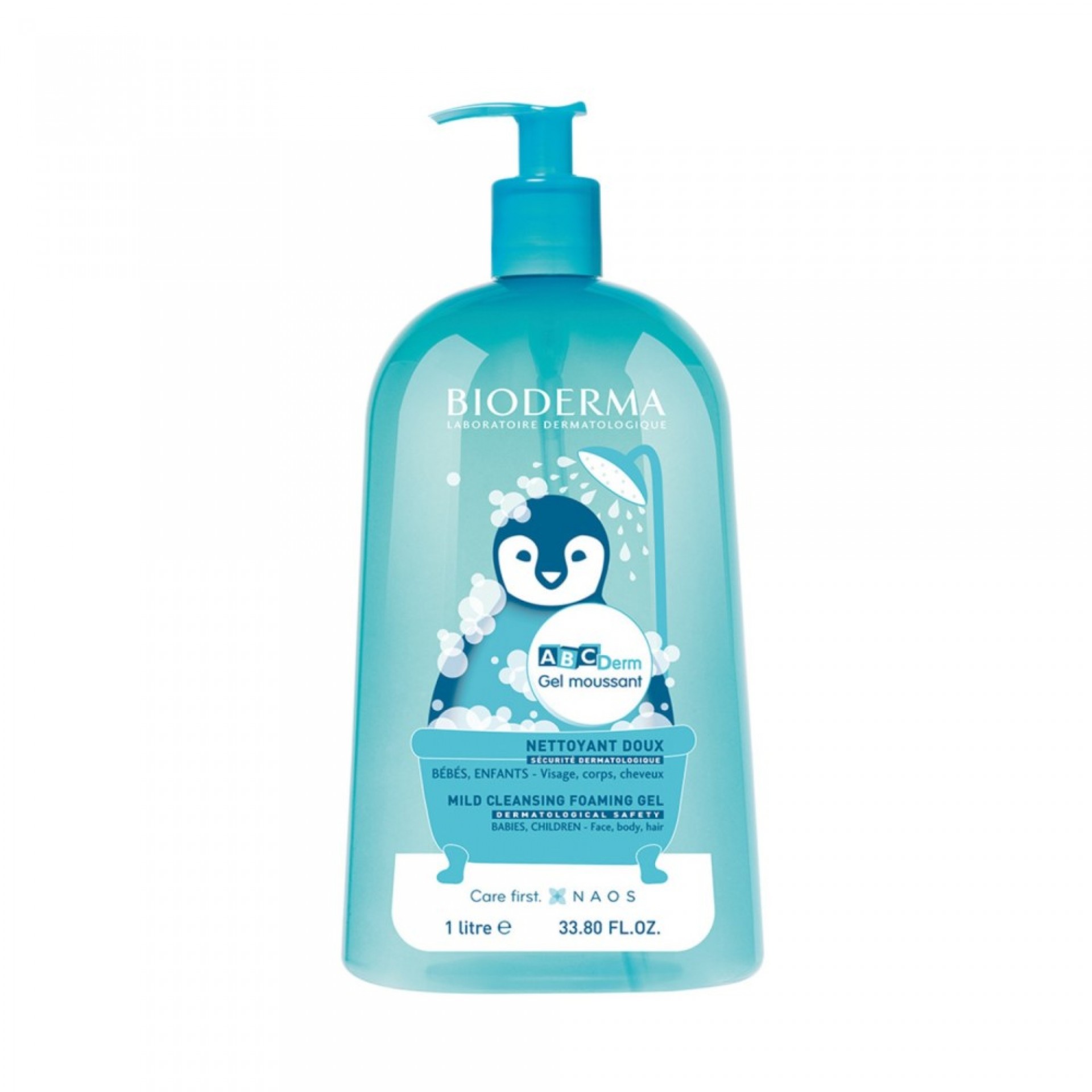 Bioderma ABCDerm Gel Moussant 1000ml Prix Spécial