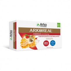 Arkoreal Jalea Real + Ginseng 20 Ampollas