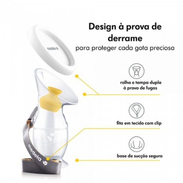 Medela Collecteur de Lait Maternel en Silicone Medela Collecteur de Lait Maternel en Silicone