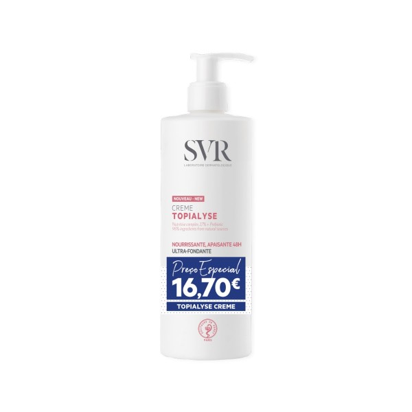 SVR Topialyse Creme Nutritivo 400ml Preo Especial