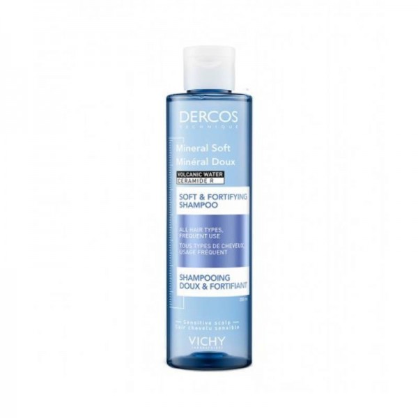 Dercos Mineral Soft Shampoo Suave e Fortificante 200ml